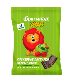 Пастилки Яблоко Вишня
