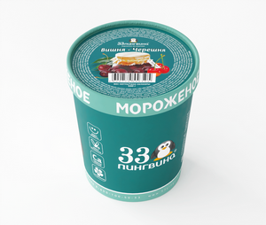 Мороженое 33 пингвина Вишня-черешня 330г