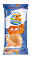 Мороженое Коровка из Кореновки Пломбир Крем-Брюле стаканчик 100г