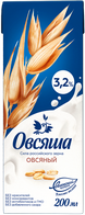 Напиток овсяный 3,2% 200мл
