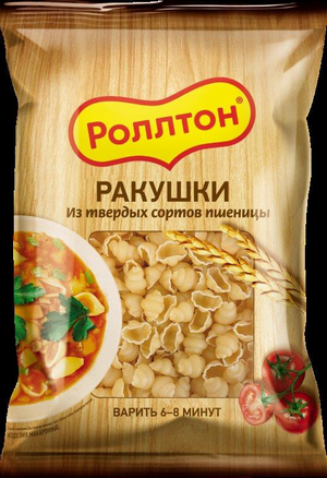 Макароны РОЛЛТОН Ракушки 400г