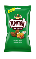 Сухарики КРУТЕЦ 100г Ржаные холодец с хреном