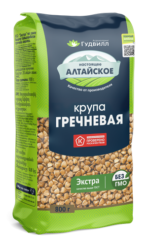 Крупа ГУДВИЛЛ Гречка ядрица 800г