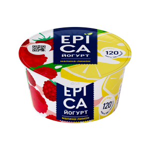 Йогурт EPICA  Малина и лимон 4,8% 130г