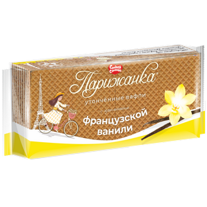 Вафли Парижанка Французская ваниль 210г