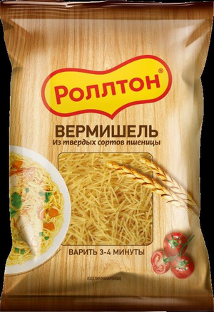 Макароны РОЛЛТОН Вермишель 400г
