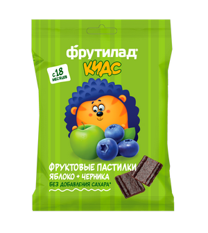 Пастилки Яблоко Черника