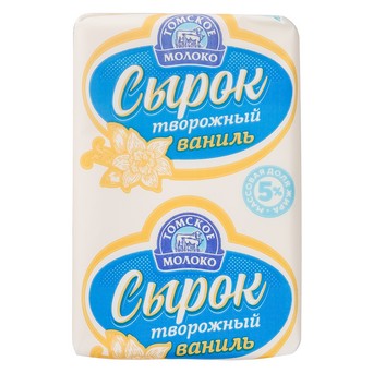 Сырок творожный Томское молоко 5% 90г  ваниль