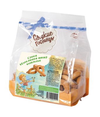 Сушки Сладкие гостинцы Капелюшки мини ванильные 250г