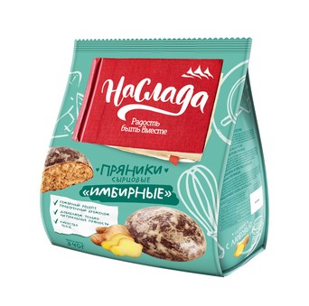 Пряники Наслада Имбирные 340г
