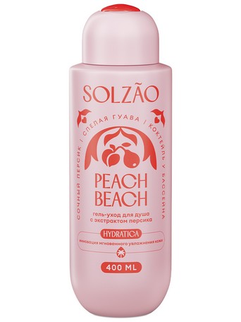 Solzao Peach Beach гель-уход для душа 400 мл