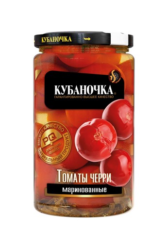 Томаты маринованные Черри КУБАНОЧКА 360г