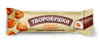 Сырок глазированный Творобушки Вареная сгущенка 20% флоу-пак 40 г