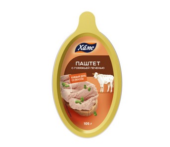 Паштет Хаме с говяжьей печенью 105г