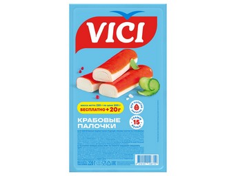 Крабовые палочки Охлажденные VICI 200 гр