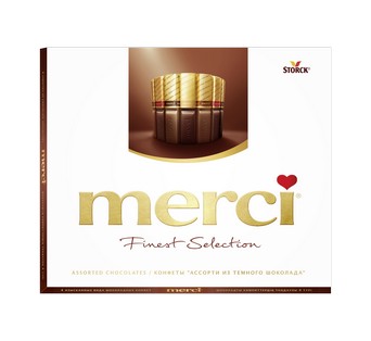 Набор конфет Мерси горький  шоколад 250г