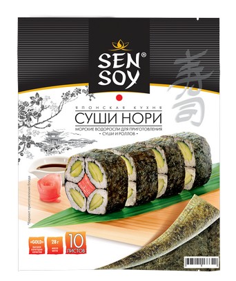 Суши-Нори Sen-Soy 10 листов 28г