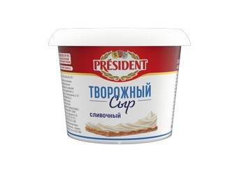 Сыр творожный Президент Сливочный 56% 140г